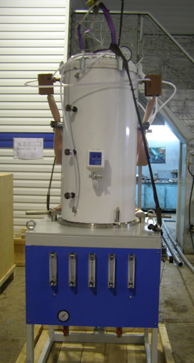 Bell-type vacuum resistance furnace with argon purging SGVE-2.6/16